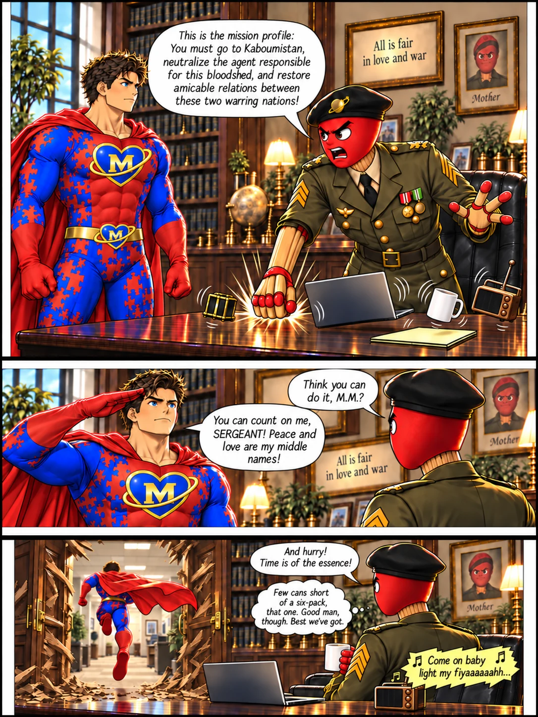 Illustrated comic page 11 of Anybody Got a Matchman?.