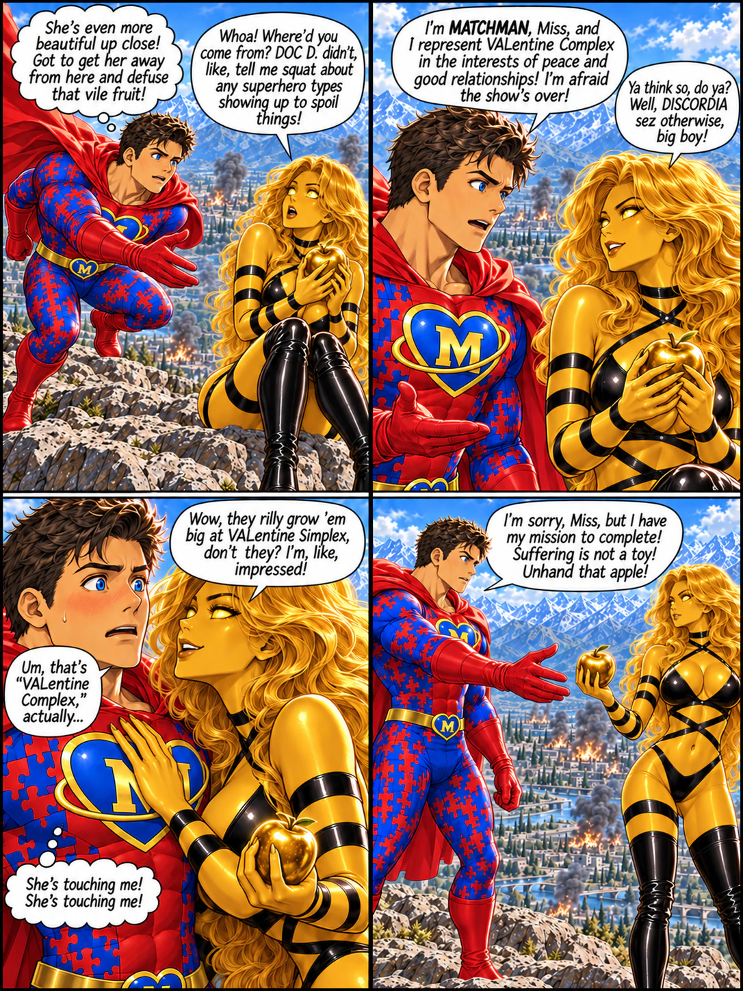Illustrated comic page 14 of Anybody Got a Matchman?.