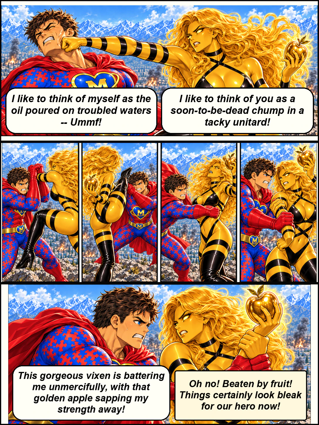 Illustrated comic page 16 of Anybody Got a Matchman?.