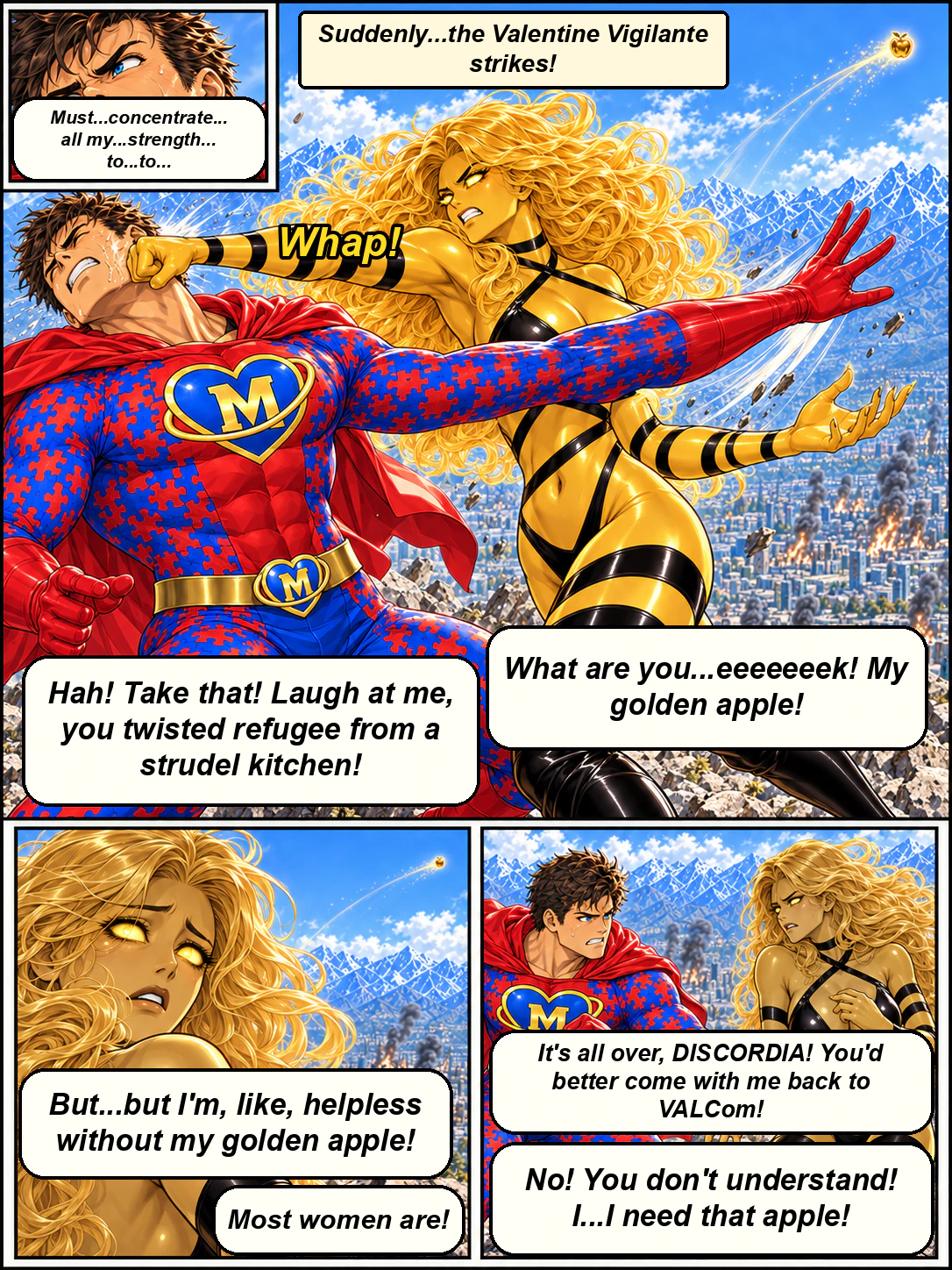 Illustrated comic page 17 of Anybody Got a Matchman?.