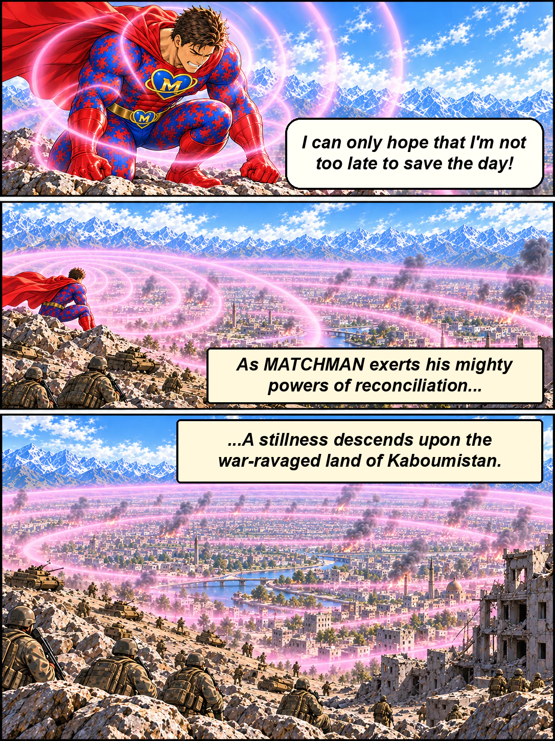 Illustrated comic page 19 of Anybody Got a Matchman?.