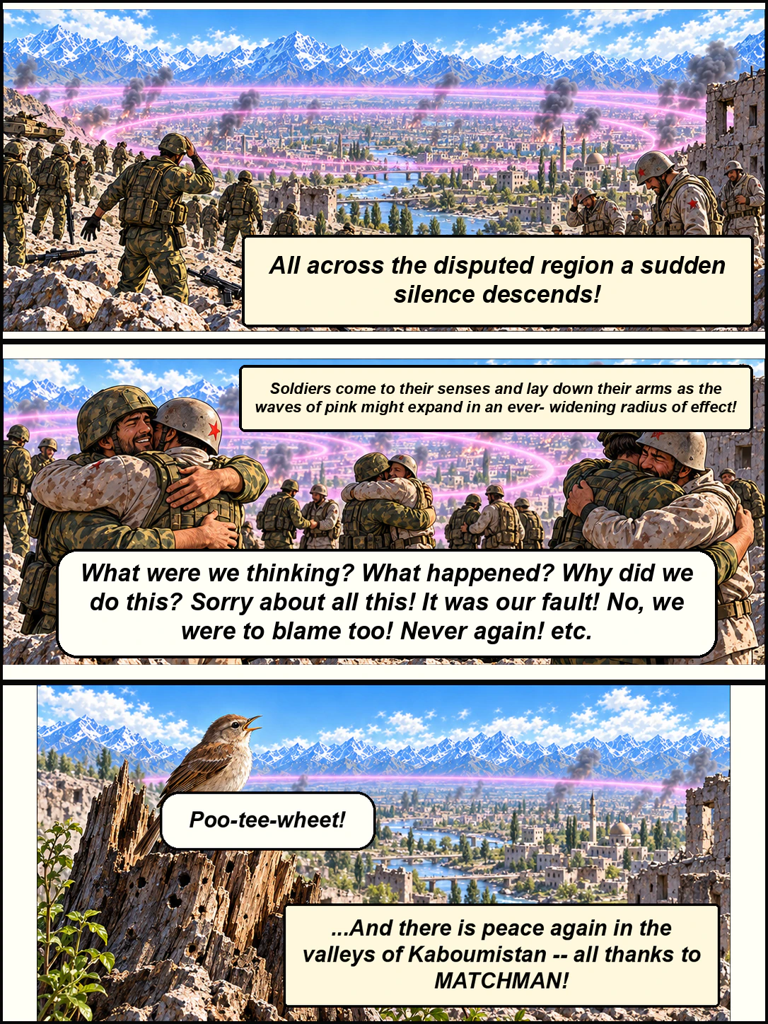 Illustrated comic page 20 of Anybody Got a Matchman?.